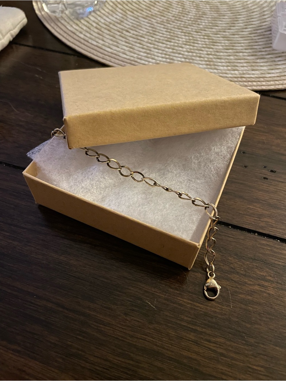 Delicate Gold Chain Bracelet